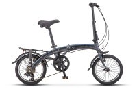 Велосипед Stels Pilot-370 16" V010 антрацитовый (2019)
