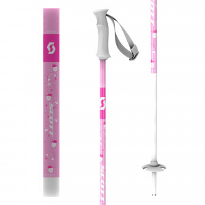 Палки горнолыжные Scott Hero Jr Pole pink/white 