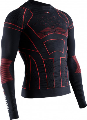 Термофутболка X-Bionic Moto Energizer Man Shirt LG SL black/red 