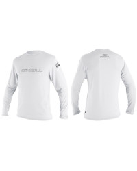 Гидромайка мужская длинный рукав O'Neill BASIC SKINS L/S SUN SHIRT white S20 (4339 025)