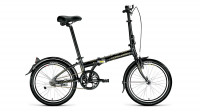 Велосипед Forward ENIGMA 20 1.0 черный\бежевый Рама: 11" (2021) 