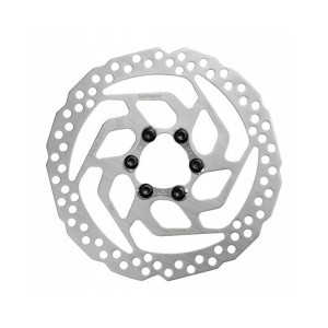 Торм. диск SHIMANO 2-8277 ASMRT26S для диск.тормоза RT26 на 6 болтов 160мм нерж. для пластик. колодок сталь, без уп. 