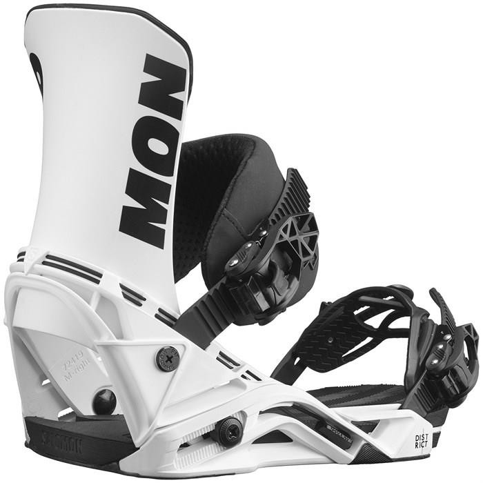 Крепления для сноуборда Salomon District White (2022) купить со скидкой ...