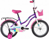 Велосипед NOVATRACK TETRIS 16" фиолетовый (2020)