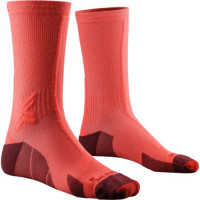 Носки X-Socks Trail Run Discover Crew fluo red/namib red R060