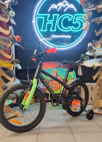 Велосипед Format Kids 18 черный-зеленый (Демо-товар, состояние идеальное)