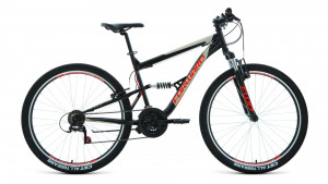 Велосипед Forward Raptor 27.5 1.0 черный/красный 16&quot; (2022) 