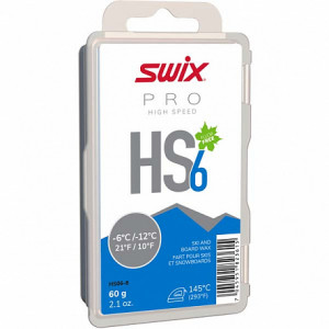 Парафин Swix HS6 Blue, 60 г 