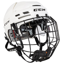 Шлем с маской CCM Tacks 910 Combo SR white