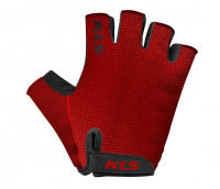 Перчатки KLS FACTOR RED XS, лёгкие из лайкры, нескользящая ладонь с вставками из пены
