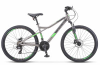 Велосипед Stels Navigator-610 D 26" V010 серый/зеленый (2020)