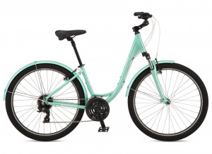 Велосипед Schwinn SIERRA 27.5&quot; WOMEN зеленый Рама S (14&quot;) (2022) 
