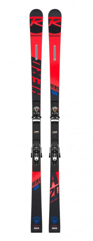 Горные лыжи Rossignol Hero Athlete GS Pro + крепления SPX 12 GW B80 Hot Red (2023) 