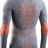 Термофутболка X-Bionic Energy Accumulator 4.0 Shirt Round Neck LG Grey Melange/Orange Men - Термофутболка X-Bionic Energy Accumulator 4.0 Shirt Round Neck LG Grey Melange/Orange Men