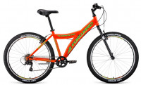 Велосипед Forward Dakota 26 1.0 оранжевый/ярко-зеленый рама: 16.5" (2021)
