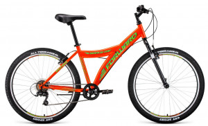 Велосипед Forward Dakota 26 1.0 оранжевый/ярко-зеленый рама: 16.5&quot; (2021) 