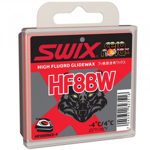 Высокофторовый парафин Swix black +4C/-4C 40 гр (HF08BWX-4) 