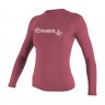 Гидромайка женская длинный рукав O'Neill WMS BASIC SKINS L/S RASH GUARD FOXPINK (2019) - Гидромайка женская длинный рукав O'Neill WMS BASIC SKINS L/S RASH GUARD FOXPINK (2019)