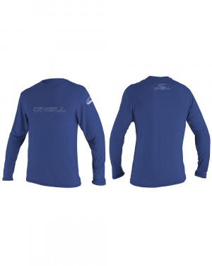 Гидромайка мужская длинный рукав O&#039;Neill BASIC SKINS L/S SUN SHIRT blue S20 (4339 018) 