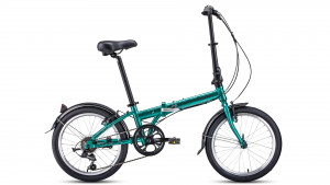 Велосипед Forward Enigma 20 2.0 зеленый/коричневый Рама: 11&quot; (2021) 