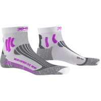 Носки женские X-Socks Run Speed One WMN white/twyce purple/grey melange W117