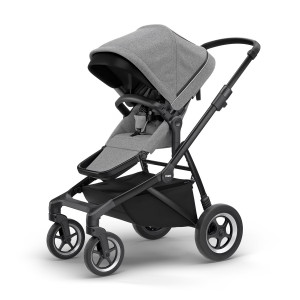 Коляска детская Thule Sleek Grey Melange on Black 