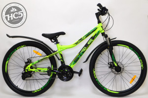 Велосипед Stels Navigator-510 MD 26&quot; V010 неоновый-зеленый рама: 14&quot; (2021) 
