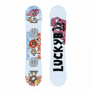 Сноуборд Luckyboo Snow Monster белый (2025) 