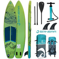 SUP-доска надувная с веслом для туризма Spinera Light 11'8" Green SL ULT S23