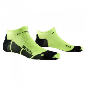 Термоноски X-Socks Bike Pro Cut opal black/phyton yellow 