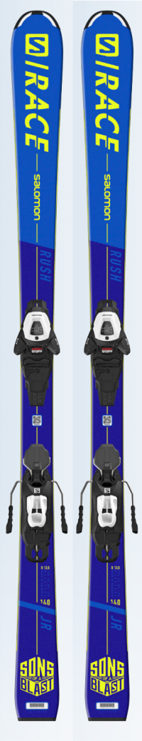 Горные лыжи Salomon L S/RACE RUSH JR + крепления C5 GW (2021)