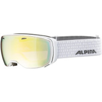 Очки горнолыжные Alpina Estetica Q White Gloss/Q Gold Sph. S2 (2024)