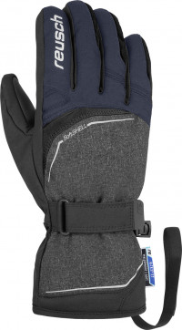 Перчатки горнолыжные Reusch Primus R-Tex XT Black/Black Melange/Dress Blue