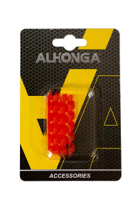 Защитная накладка Alhonga HJ-PX008-RD на оболочку троса, (комплект 4 шт.), красный