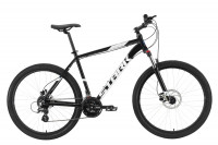 Велосипед Stark Hunter 27.3 HD чёрный/белый (2021)