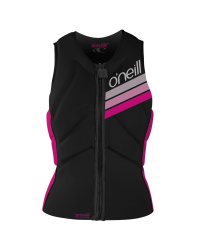 Спасательный жилет неопрен женский O'NEILL WMS SLASHER KITE VEST GLIDE-BLACK/BERRY S21 (4943EU GJ5)