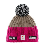 Шапка Eisbar Refocus Pompon MÜ SP fuchsia/beige (33110-442)