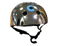 Шлем Micro - серебристый хром (демо-товар, есть потертости, в упакоске) L (56-58 см)