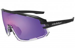 Очки велосипедные Slokker Sunglas Maxim Glossy black/crystal 