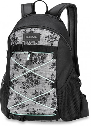 Женский рюкзак Dakine Wonder 15L Rosie (серый в чёрный цветочек) 