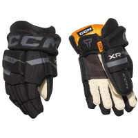 Перчатки CCM Tacks XR Pro YTH black/graphite grey Перчатки CCM Tacks XR Pro YTH black/graphite grey