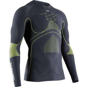 Термофутболка X-Bionic Energy Accumulator 4.0 Shirt LG SL Men charcoal/yellow G099 