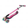 Трехколесный самокат Globber Elite Deluxe Flash Lights розовый - Трехколесный самокат Globber Elite Deluxe Flash Lights розовый
