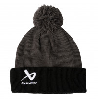Шапка Bauer 2Tone Knit Pom S24 SR black/grey (1064099)