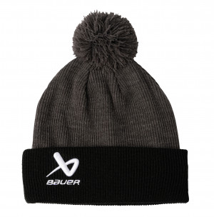 Шапка Bauer 2Tone Knit Pom S24 SR black/grey (1064099) 
