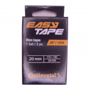 Ободная лента Continental Easy Tape Rim Strip (до 116 PSI), чёрная, 20 - 559, 2 шт. 