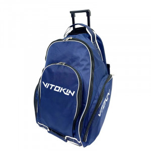 Рюкзак для экипировки на колесах с выдвижной ручкой Vitokin 33&quot; синий 