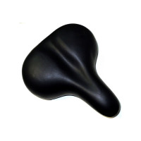 Седло HORST 00-170480 комфорт 258х220мм эластомер. с замком, пружин. черно-серое (на блистере)