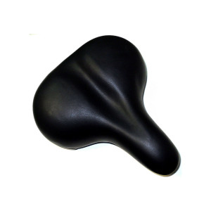 Седло HORST 00-170480 комфорт 258х220мм эластомер. с замком, пружин. черно-серое (на блистере) 