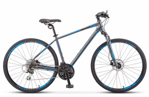 Велосипед Stels Cross-150 D Gent 28&quot; V010 антрацит (2019) 